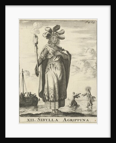 Sibyl Agrippina by Timotheus ten Hoorn