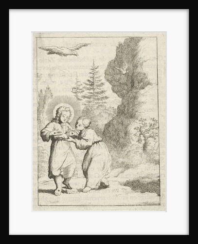 Christ shows the personified soul wounds by Pieter Arentsz II