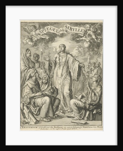 Sibyl surrounded by audience by Timotheus ten Hoorn