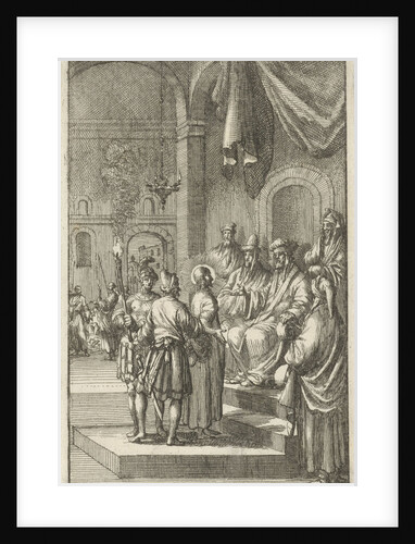 Christ before Caiaphas by Aart Dircksz Oossaan