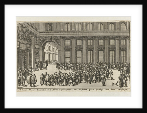 Freed slaves to thank the mayors of Amsterdam for their liberation by  Jan Claesz ten Hoorn