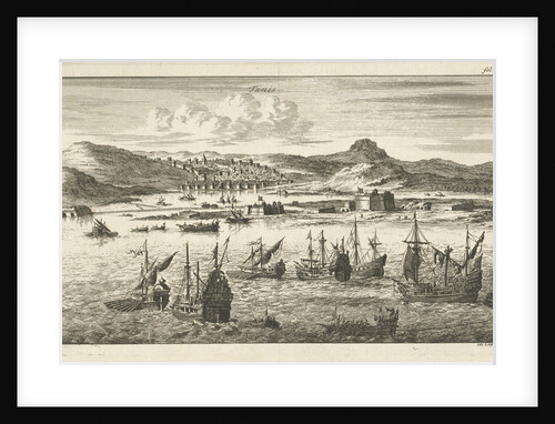 Tunisia, seen from the sea by Jan Claesz ten Hoorn