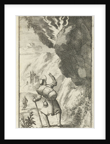 Christian fears being crushed by a falling boulder by Johannes Boekholt