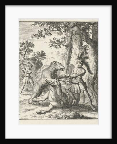 Priest examines the authenticity of the iron found from the spear of Longinus by Godfrey of Bouillon