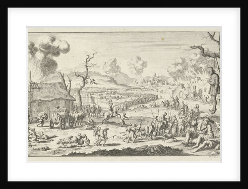 Murder and pillage by the gang of Peter the Hermit by Jan Luyken