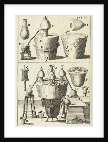 Various distill devices by Jan Claesz ten Hoorn