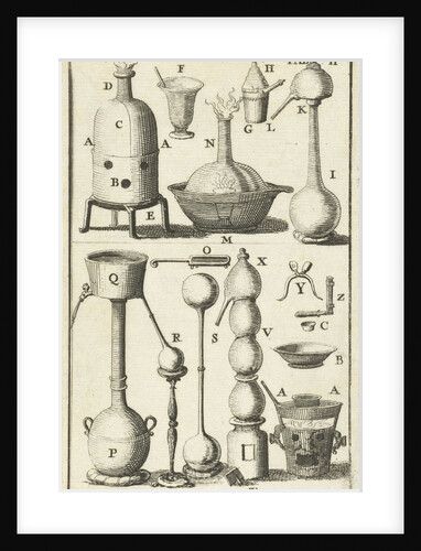 Various retorts A-CC by Jan Claesz ten Hoorn