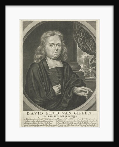 Portrait of David Flud van Giffen, pastor in Dordrecht by Anonymous