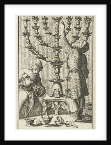 Golden Menorah or menorah by Willem Goeree