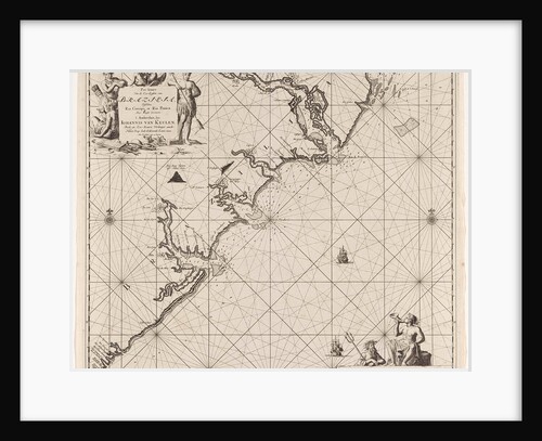 Sea chart of part of the coast of Brazil by Johannes van Keulen I