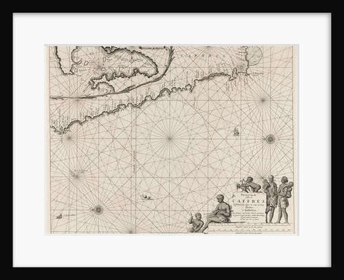 Sea chart of the coast of Namibia and South Africa by Anonymous