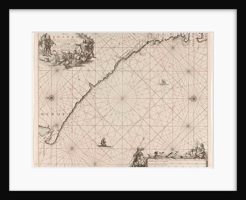 Sea chart of the coast of Congo, Gabon and Angola by Anonymous