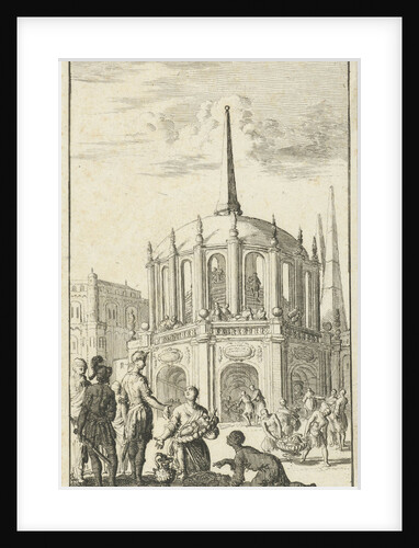 Hyrcanus plunder the tomb of David by Willem Goeree