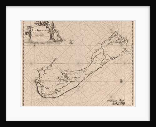Sea chart of Bermuda by Johannes van Keulen I