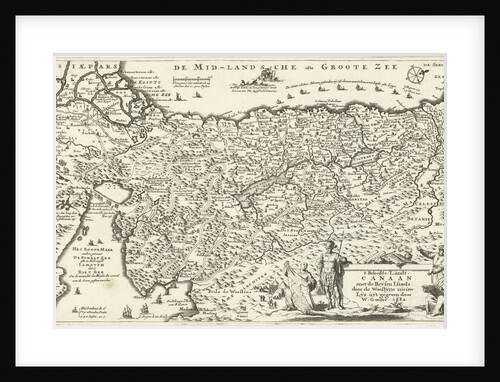 Map of Canaan by Willem Goeree
