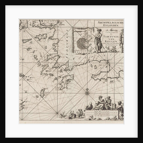 Sea chart of the southeastern part of the Aegean Sea by unknown