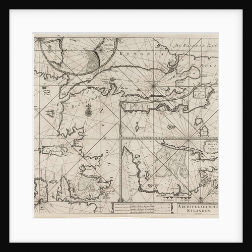 Sea chart of the northeastern part of the Aegean Sea, the Sea of Marmara and the Bosphorus by Anonymous