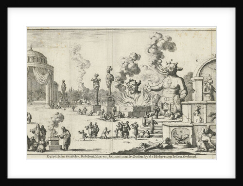 Egyptian, Syrian, Babylonian and Samaritan gods worshiped by the Hebrews and Jews by Willem Goeree