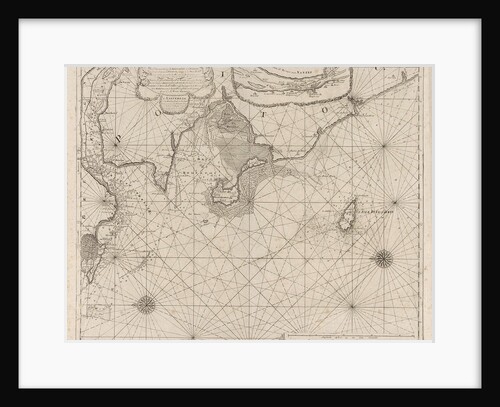 Sea chart of part of the coast of Brittany by Anonymous