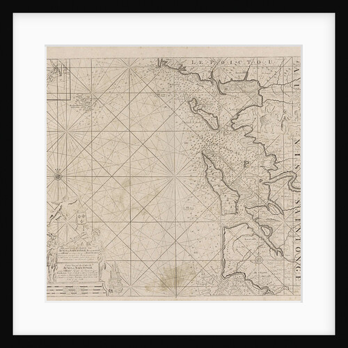 Sea chart of Saintonge and Aunis by Johannes van Keulen I