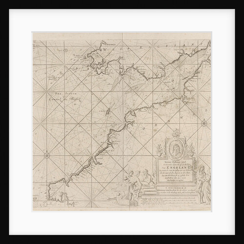 Sea chart of the Bristol Channel by Johannes van Keulen I
