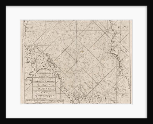 Sea chart of the Channel between England and France, Part 1 by Anonymous