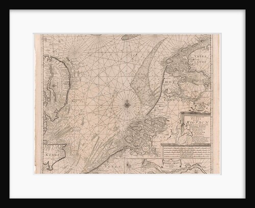 Sea chart of the southern part of the North Sea and part of the east coast of England, Gerard van Keulen by Anonymous