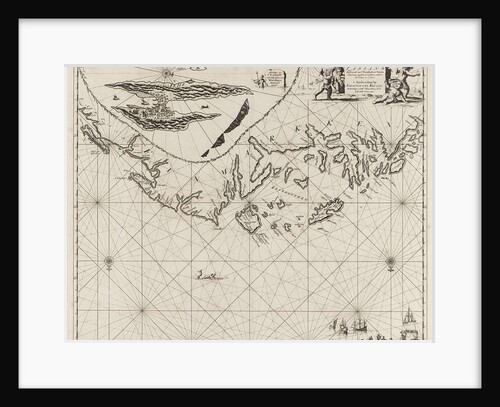 Sea chart of part of the coast of Finnmark by Anonymous