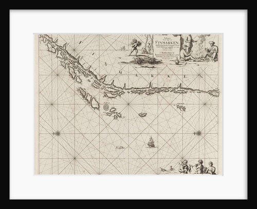 Sea chart of part of the Norwegian coast, Norway by unknown