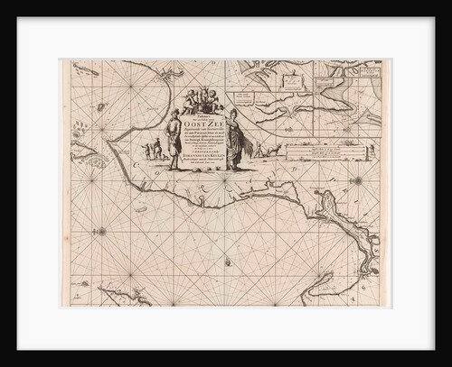 Sea chart of a portion of the Baltic coast of Poland and Latvia by unknown