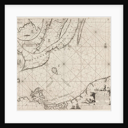 Sea chart of the southern part of the Baltic Sea by Anonymous