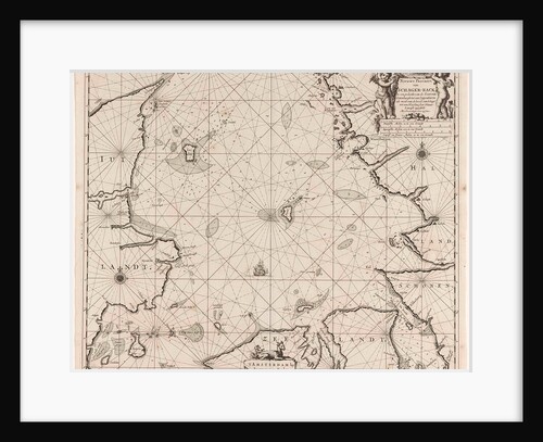 Sea chart of Denmark in the Skagerrak and Kattegat by unknown
