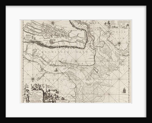 Sea chart of part of the Elbe, the Weser and Jadebusen by Anonymous