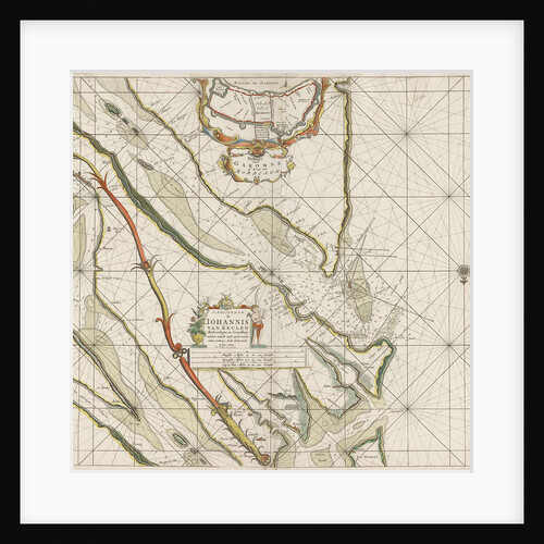 Sea chart of the Garonne, France by Anonymous