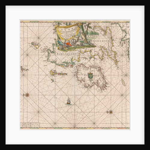 Sea chart of the coasts of England, Scotland and Ireland by Anonymous