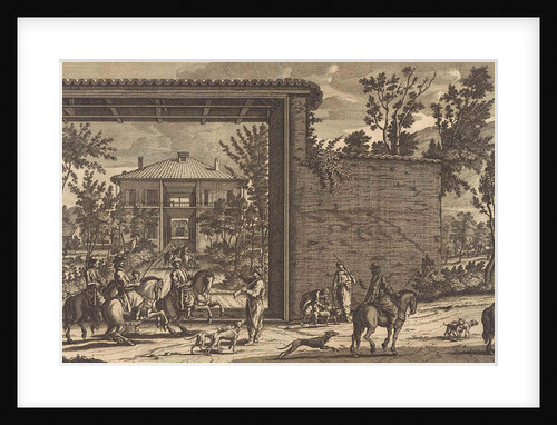 Hunting Lodge in Smyrna by Cornelis de Bruyn