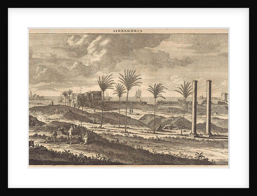 View of the port of Alexandria, Egypt by Cornelis de Bruyn