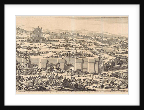 Construction of the Temple of Solomon by Willem Goeree