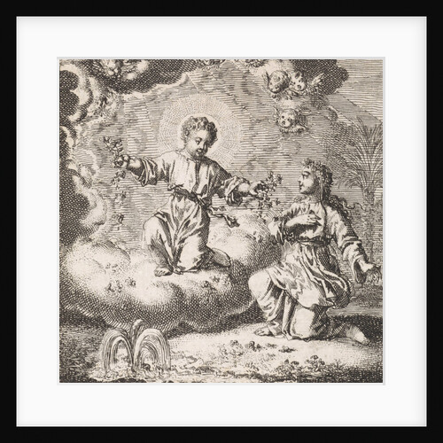 Personified soul meets Christ by Jan Luyken