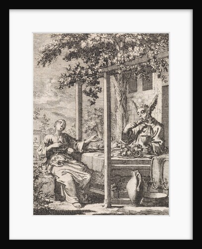 Personified soul doesn't like the taste of meat anymore by Jan Luyken