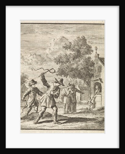 Children are playing by Pieter Arentsz II