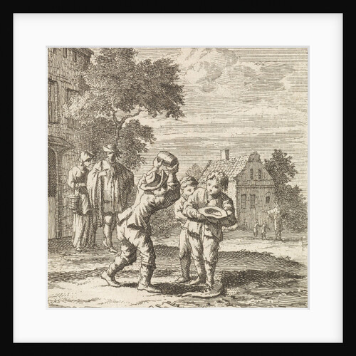 Children play a game by Pieter Arentsz II