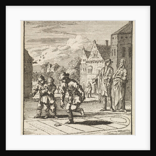 Children playing by Cornelis van der Sys