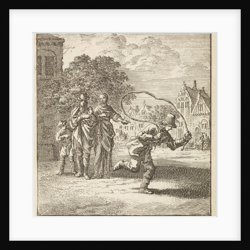 Boy with a skipping rope by Cornelis van der Sys