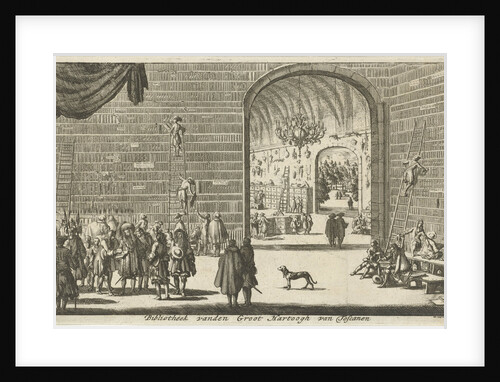 Library and curiosities of the Grand Duke of Tuscany by Jan Luyken