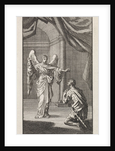 Cornelius kneels before the angel sent to him by Pieter Arentsz & Cornelis van der Sys II