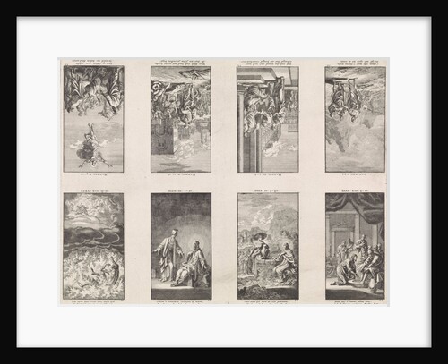 Eight New Testament scenes on a sheet by Pieter Arentsz & Cornelis van der Sys II