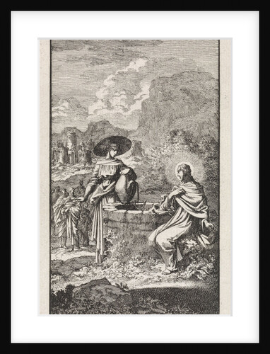 Christ and the Samaritan woman at the well by Pieter Arentsz & Cornelis van der Sys II