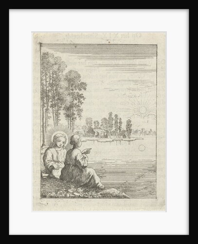 Christ and the personified soul behold the sun by Pieter Arentsz II