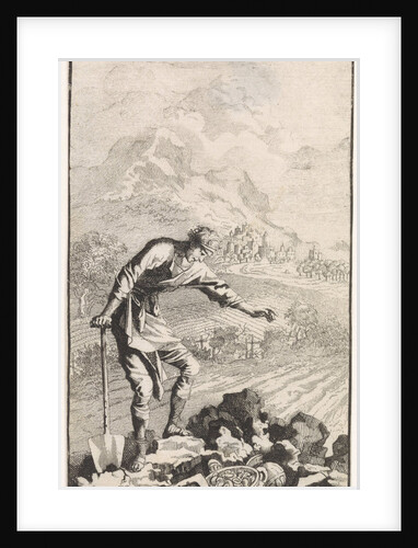 Parable of the treasure in the field by Jan Luyken